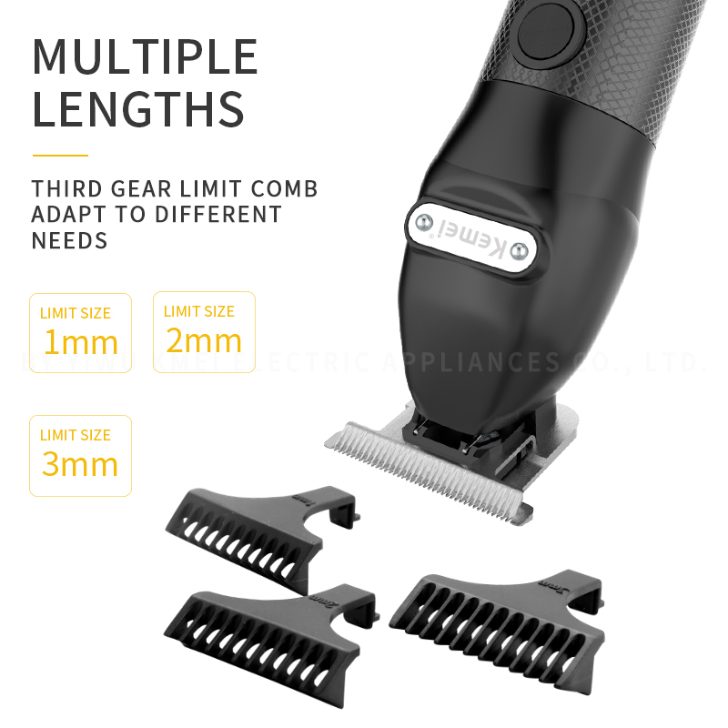 Kemei-aparador de cabelo, 10w, - Zero Gapped T Blade Hair Trimmer avaliação e preço