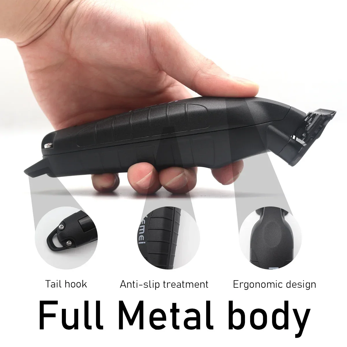 Kemei KM-2293 aparador profiss - Zero Gapped T Blade Hair Trimmer avaliação e preço