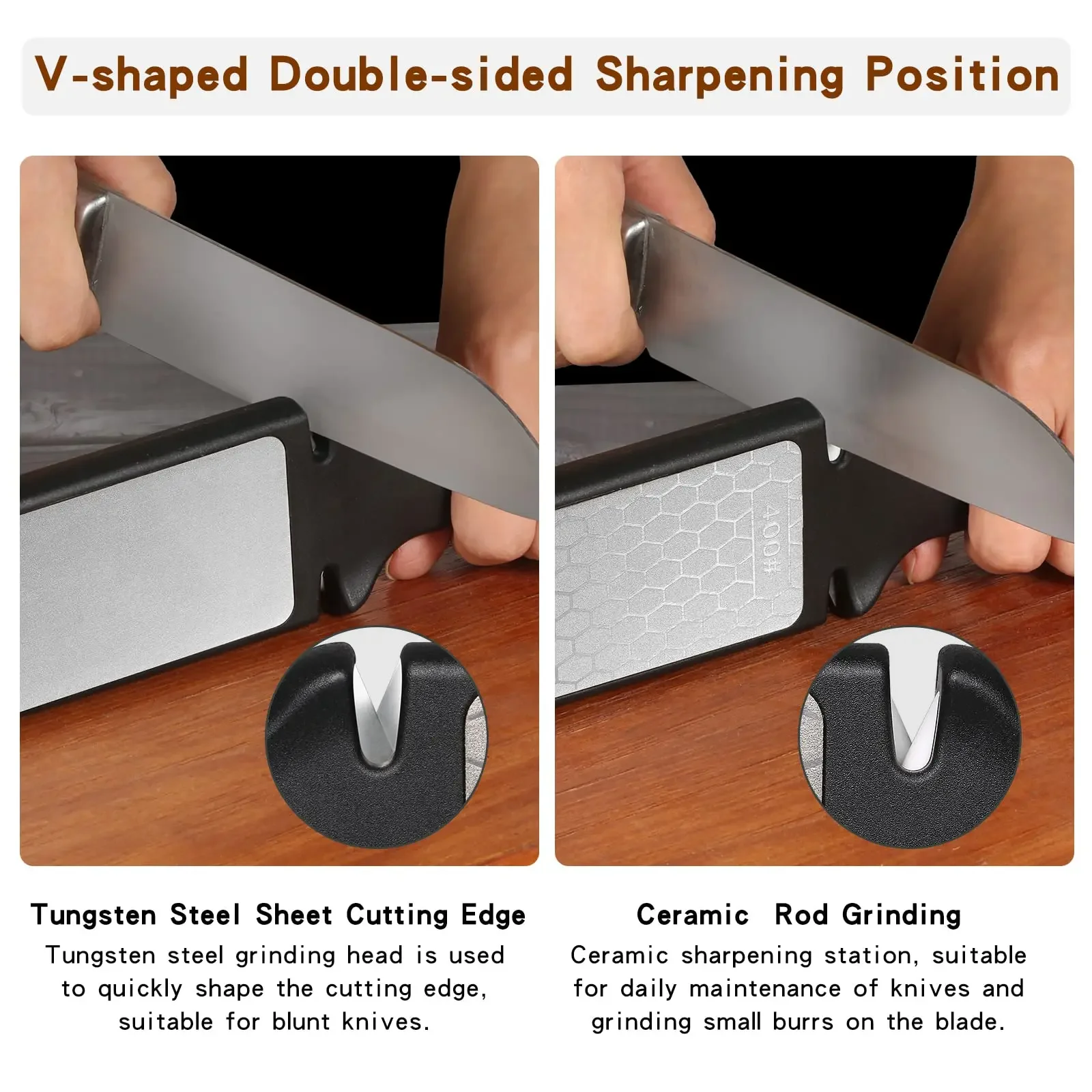 Afiador de facas 5 em 1, barra - Clipper Blade Sharpener Stone avaliação e preço